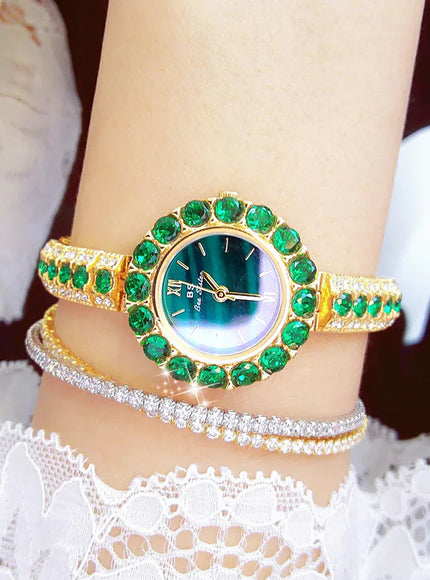 KissICON [KissIcon] UTHAI Women's Watch Malachite - Waterproof