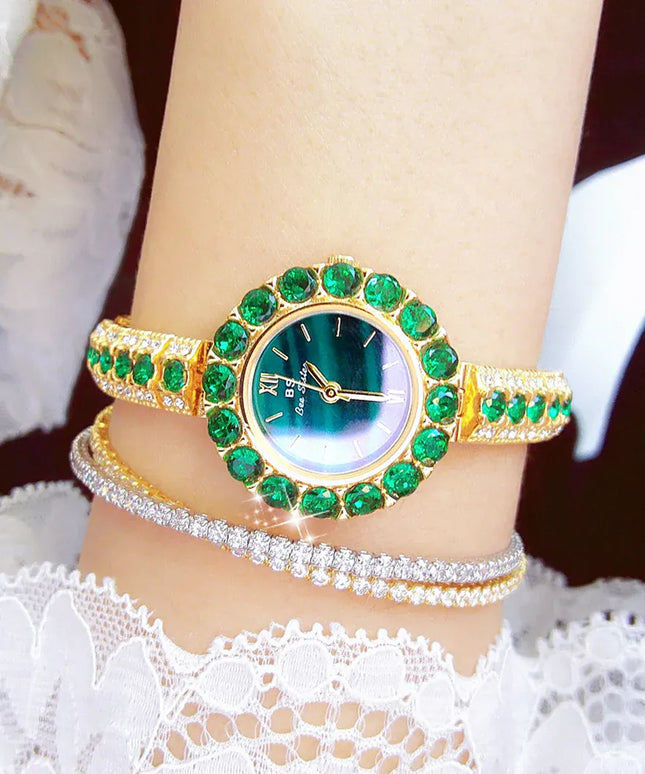 KissICON [KissIcon] UTHAI Women's Watch Malachite - Waterproof