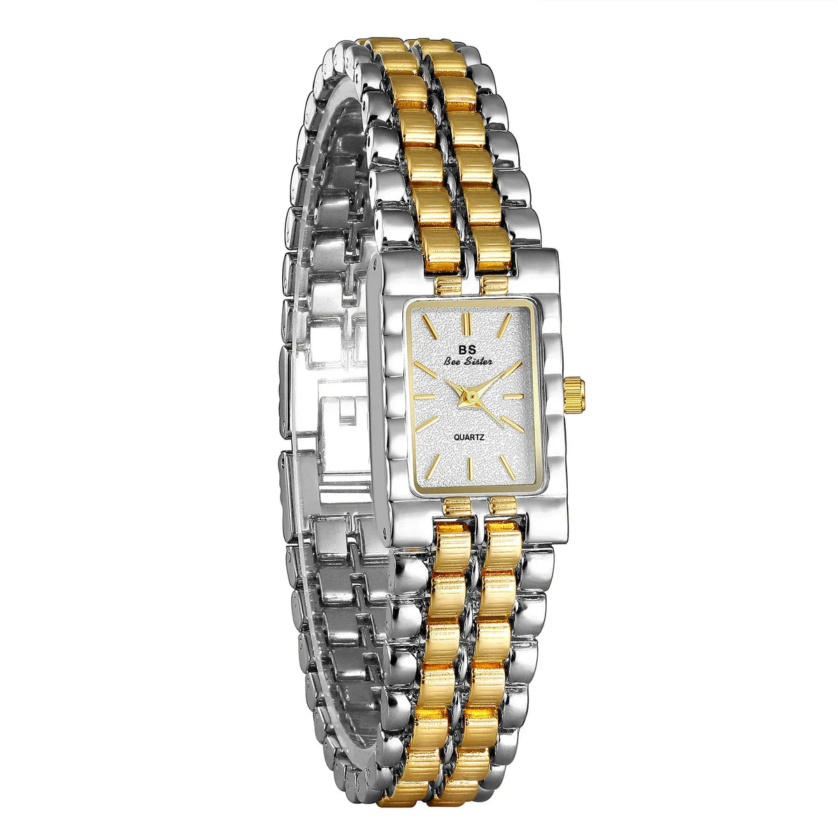 KissICON KissIcon UTHAI Women Watch Luxury Square Gold Waterproof