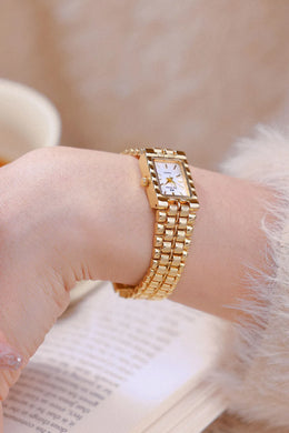 KissICON KissIcon UTHAI Women Watch Luxury Square Gold Waterproof