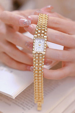 KissICON KissIcon UTHAI Women Watch Luxury Square Gold Waterproof
