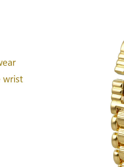 KissICON KissIcon UTHAI Women Watch Luxury Square Gold Waterproof