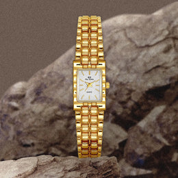 KissICON KissIcon UTHAI Women Watch Luxury Square Gold Waterproof