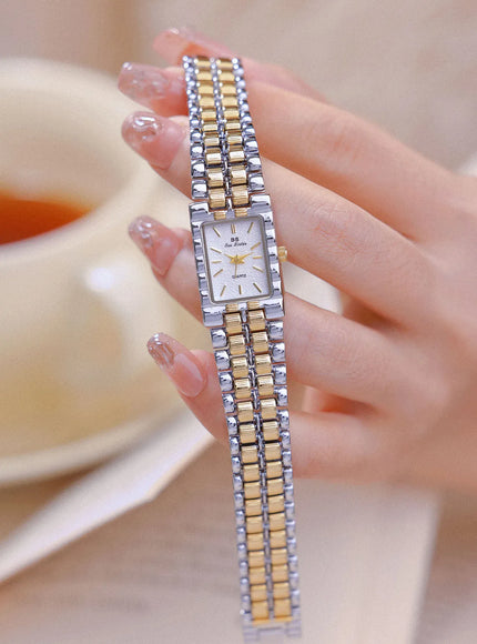 KissICON KissIcon UTHAI Women Watch Luxury Square Gold Waterproof