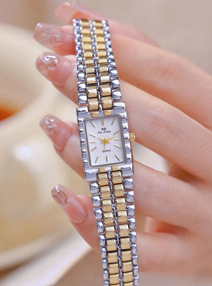 KissICON KissIcon UTHAI Women Watch Luxury Square Gold Waterproof