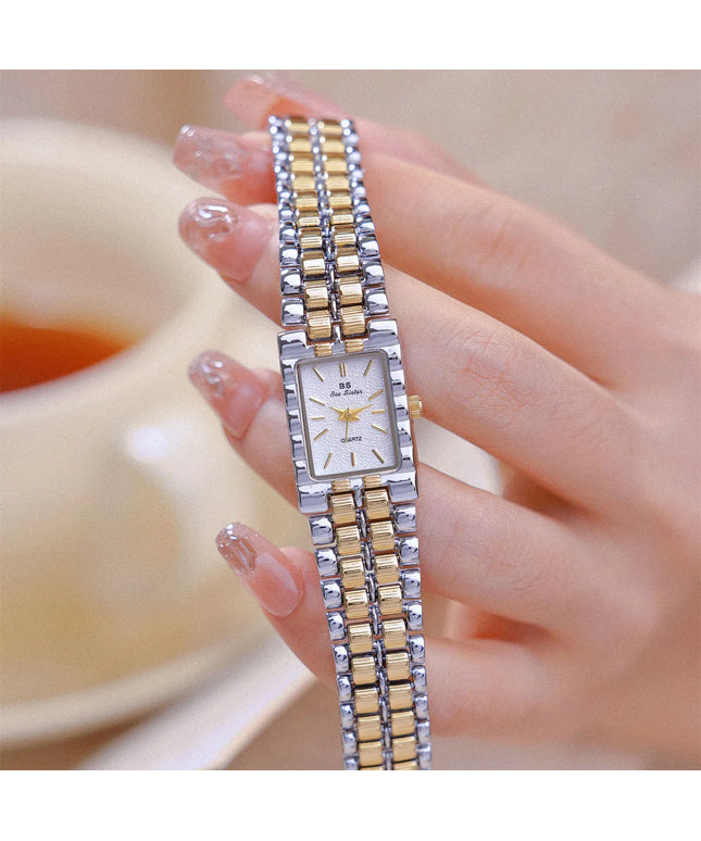 KissICON KissIcon UTHAI Women Watch Luxury Square Gold Waterproof