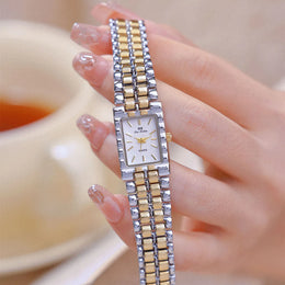 KissICON KissIcon UTHAI Women Watch Luxury Square Gold Waterproof