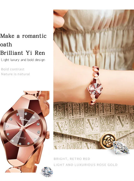 KissICON KissIcon UTHAI Women Watch Stainless Bracelet - Waterproof