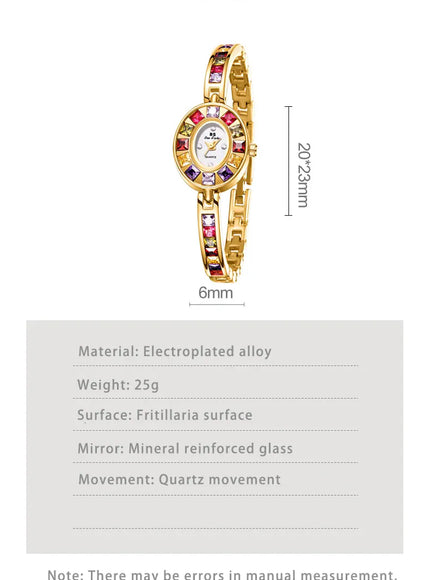 KissICON KissIcon UTHAI Womens Chain Watch - Waterproof Luxury