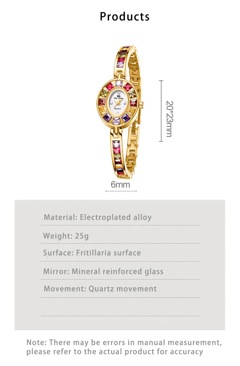KissICON KissIcon UTHAI Womens Chain Watch - Waterproof Luxury