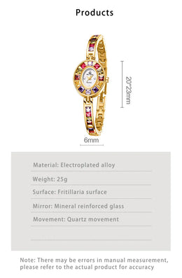 KissICON KissIcon UTHAI Womens Chain Watch - Waterproof Luxury
