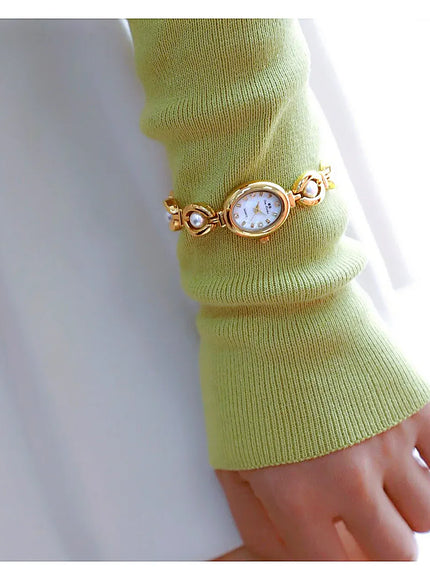 KissICON KissIcon UTHAI Womens Watch Pearl Bracelet Waterproof -