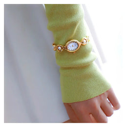 KissICON KissIcon UTHAI Womens Watch Pearl Bracelet Waterproof -