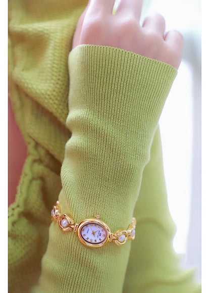 KissICON KissIcon UTHAI Womens Watch Pearl Bracelet Waterproof -