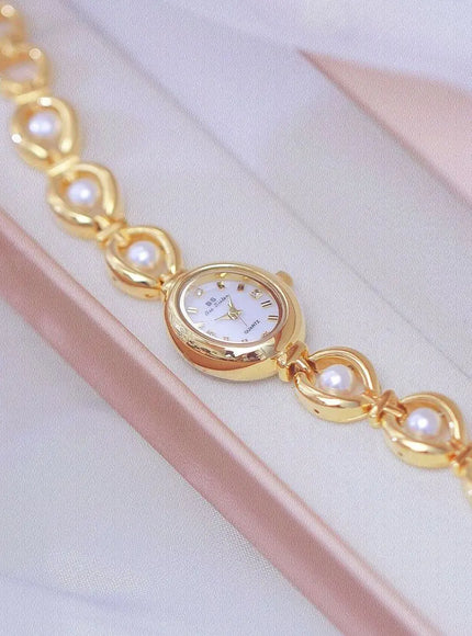 KissICON KissIcon UTHAI Womens Watch Pearl Bracelet Waterproof -