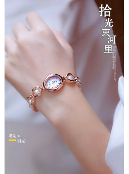 KissICON KissIcon UTHAI Womens Watch Pearl Bracelet Waterproof -