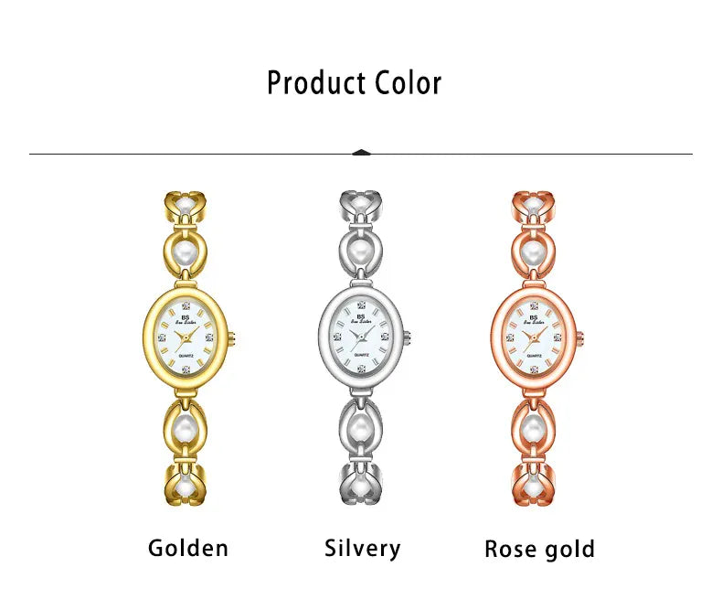 KissICON KissIcon UTHAI Womens Watch Pearl Bracelet Waterproof -