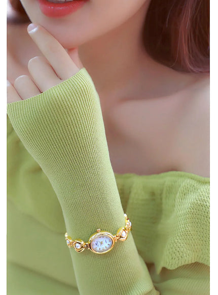 KissICON KissIcon UTHAI Womens Watch Pearl Bracelet Waterproof -