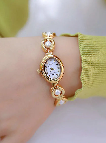 KissICON KissIcon UTHAI Womens Watch Pearl Bracelet Waterproof -