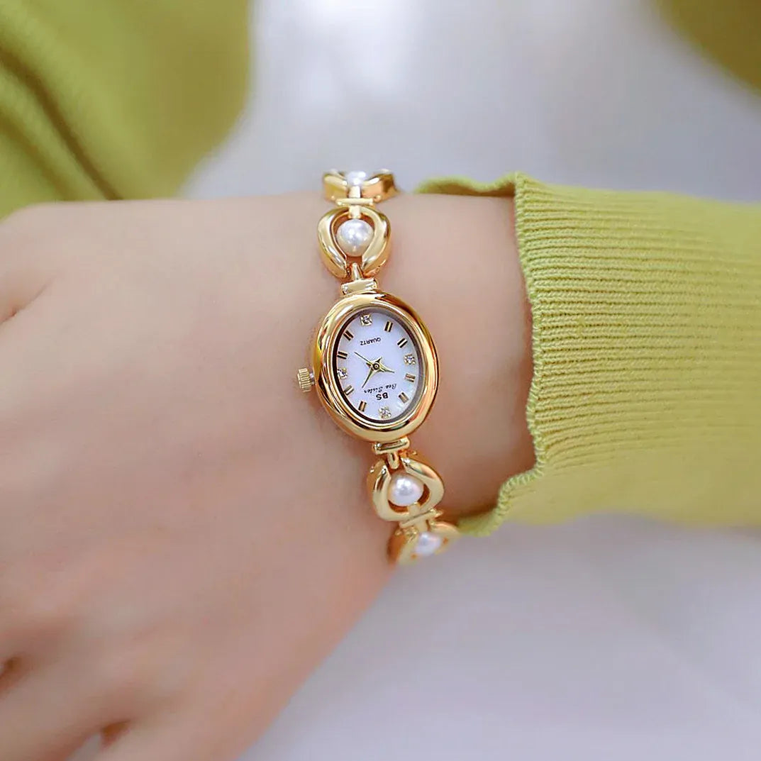 KissICON KissIcon UTHAI Womens Watch Pearl Bracelet Waterproof -