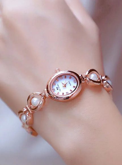 KissICON KissIcon UTHAI Womens Watch Pearl Bracelet Waterproof -