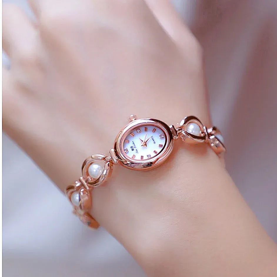 KissICON KissIcon UTHAI Womens Watch Pearl Bracelet Waterproof -