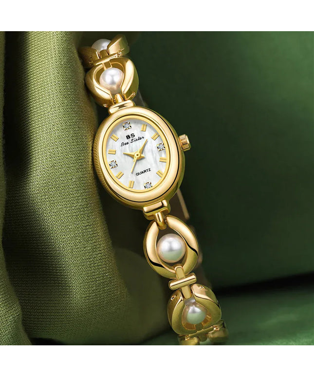 KissICON KissIcon UTHAI Womens Watch Pearl Bracelet Waterproof -