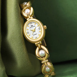 KissICON KissIcon UTHAI Womens Watch Pearl Bracelet Waterproof -