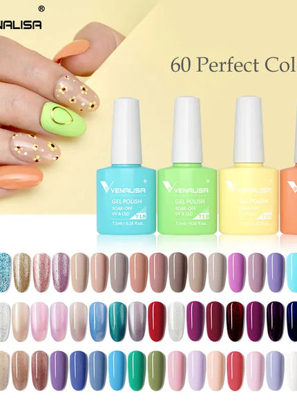 KissICON KissIcon Venalisa 7.5ml Nail Gel Polish 60 Colors