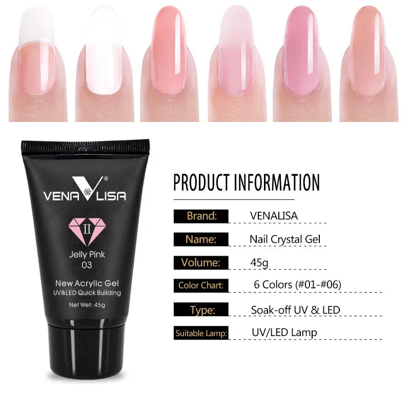 KissICON KissIcon Venalisa Acrylic Gel 45g Nail Extension -