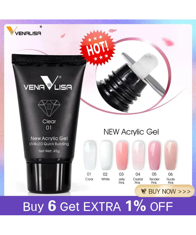 KissICON KissIcon Venalisa Acrylic Gel 45g Nail Extension -