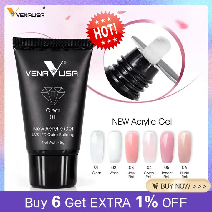 KissIcon Venalisa Acrylic Gel 45g Nail Extension -