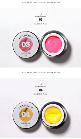 KissICON KissIcon Vendeeni 12 Colors Sculpture Nail Gel Odorless