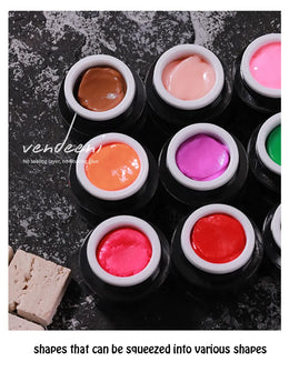 KissICON KissIcon Vendeeni 12 Colors Sculpture Nail Gel Odorless