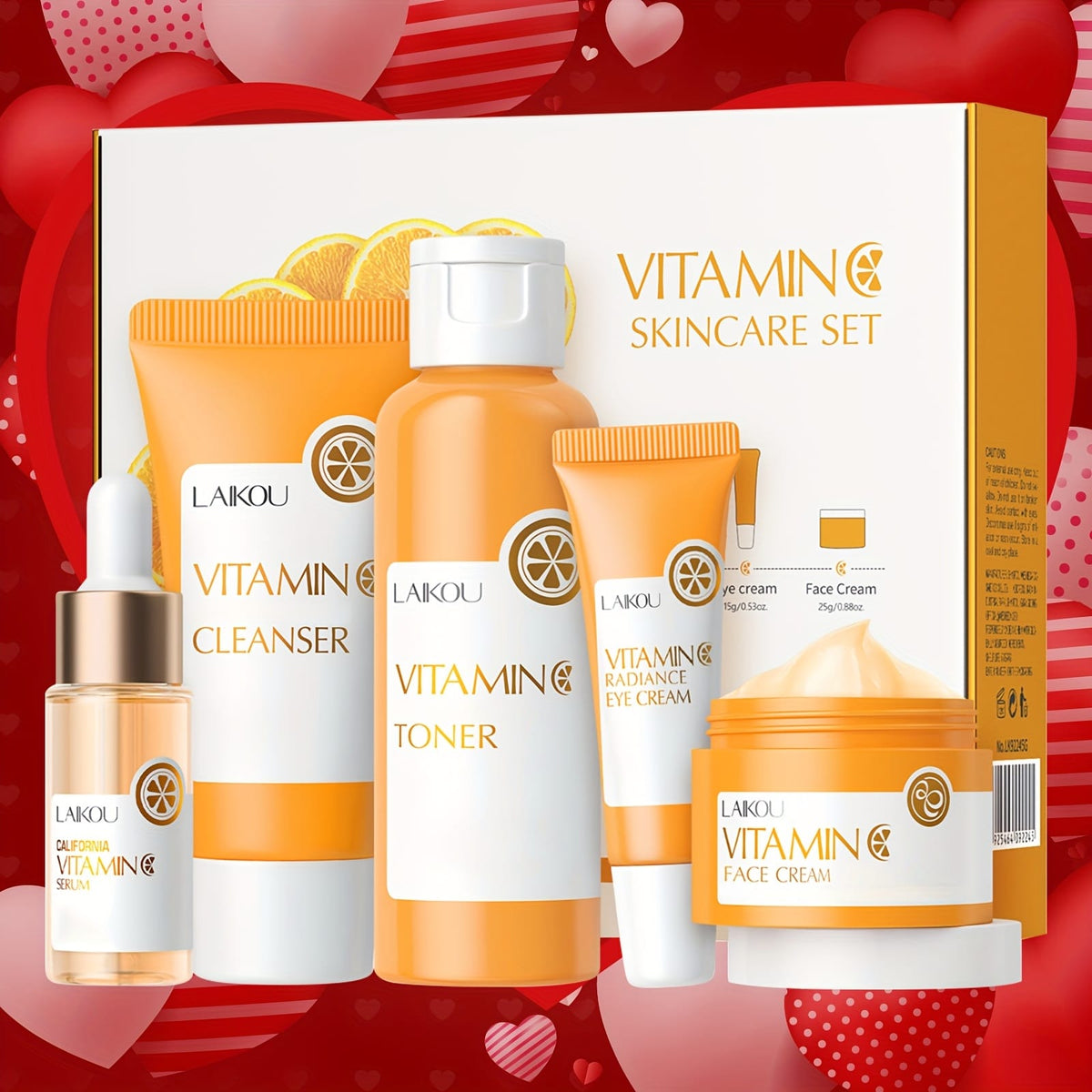 KissICON KissIcon Vitamin C Skincare Set 5 In 1
