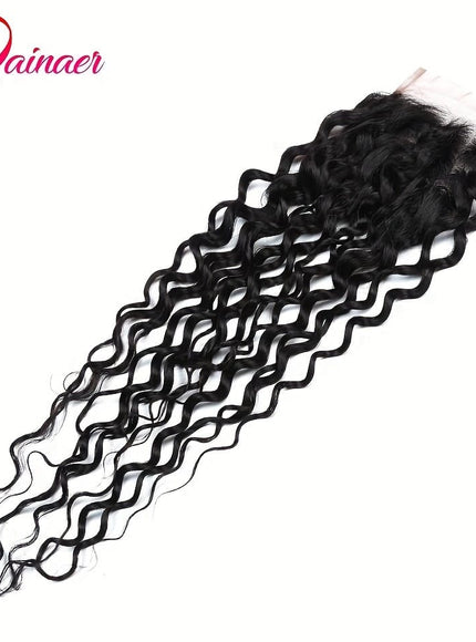 KissICON [KissIcon] Water Wave Bundles With Closure - Virgin