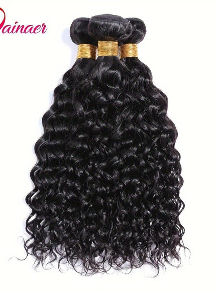 KissICON [KissIcon] Water Wave Bundles With Closure - Virgin