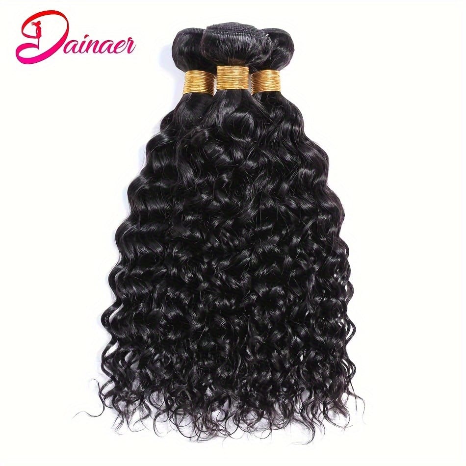 KissICON [KissIcon] Water Wave Bundles With Closure - Virgin
