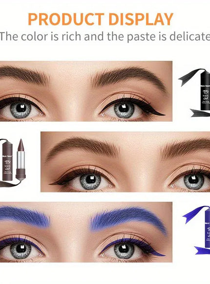 KissICON KissIcon Waterproof Eyeliner Cream – All Day Wear in Black, Brown & Blue