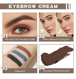 KissICON KissIcon Waterproof Eyeliner Cream – All Day Wear in Black, Brown & Blue