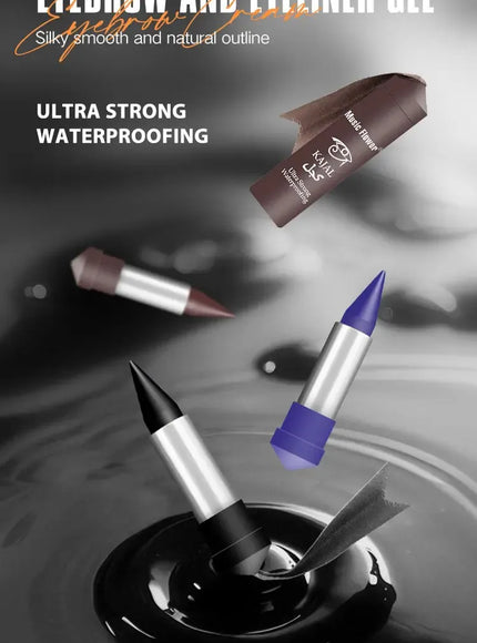 KissICON KissIcon Waterproof Eyeliner Cream – All Day Wear in Black, Brown & Blue