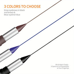 KissICON KissIcon Waterproof Eyeliner Cream – All Day Wear in Black, Brown & Blue