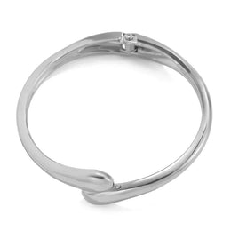 KissICON Kissicon Wide Metal Bangle Ring – Gold Silver Cuff