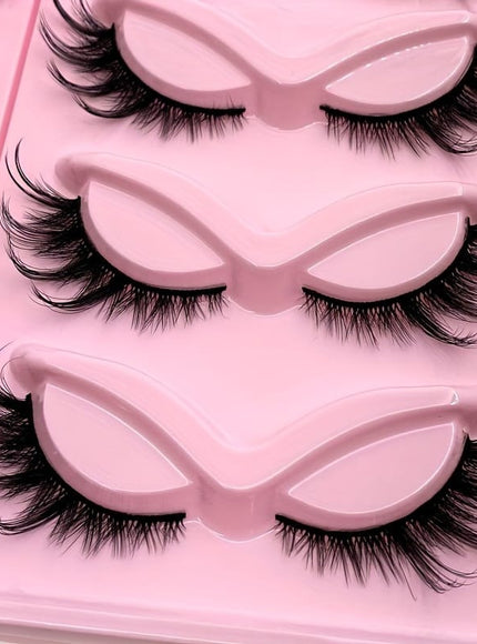 KissICON KissIcon Wispy Faux Mink Eyelashes - Dramatic Cat