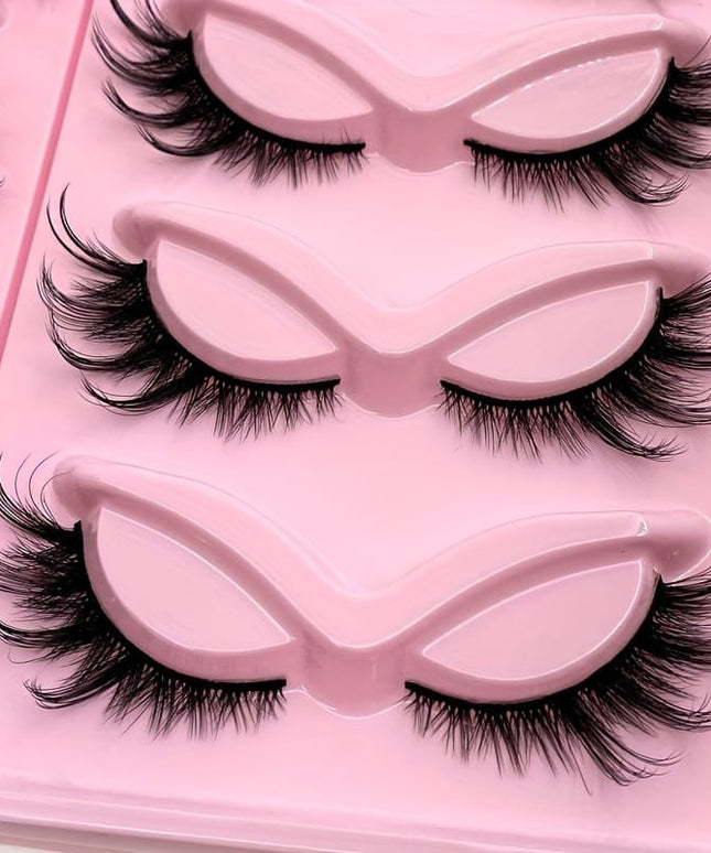 KissICON KissIcon Wispy Faux Mink Eyelashes - Dramatic Cat
