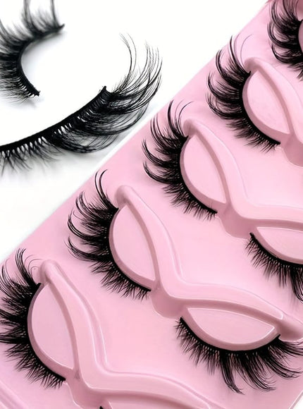 KissICON KissIcon Wispy Faux Mink Eyelashes - Dramatic Cat