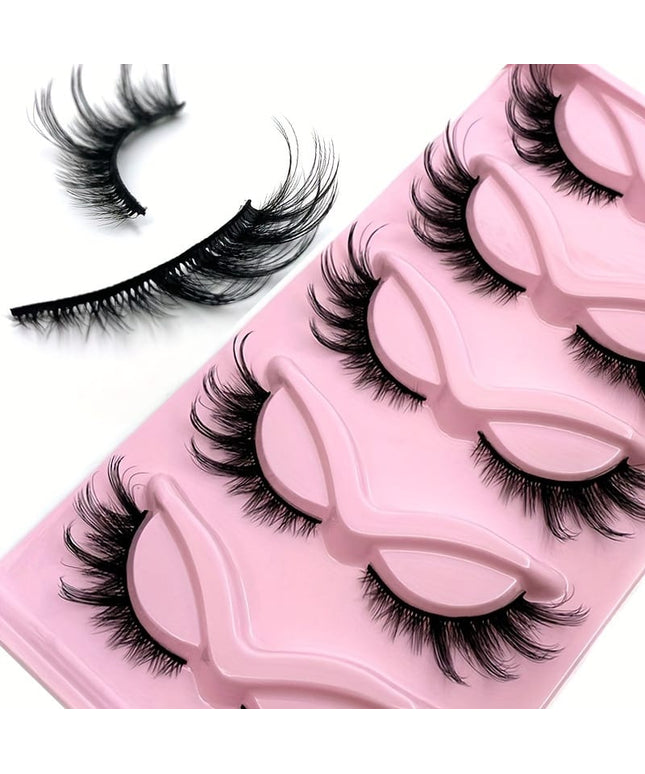 KissICON KissIcon Wispy Faux Mink Eyelashes - Dramatic Cat