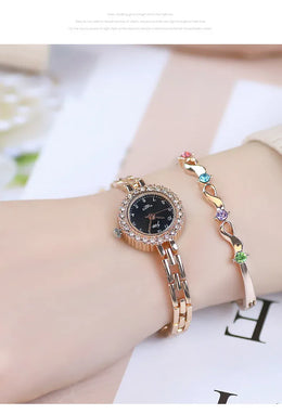 KissICON KissIcon Women Diamond Bracelet Watch - Elegant Quartz
