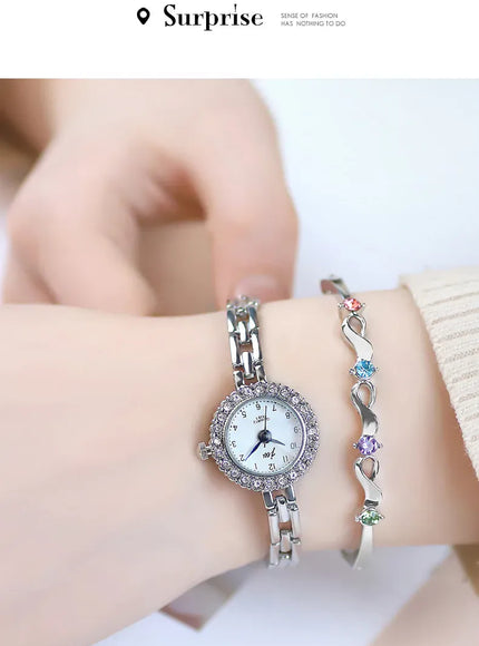 KissICON KissIcon Women Diamond Bracelet Watch - Elegant Quartz