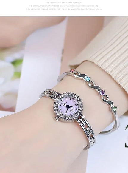 KissICON KissIcon Women Diamond Bracelet Watch - Elegant Quartz